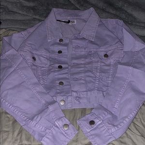 Lavender Jean Jacket